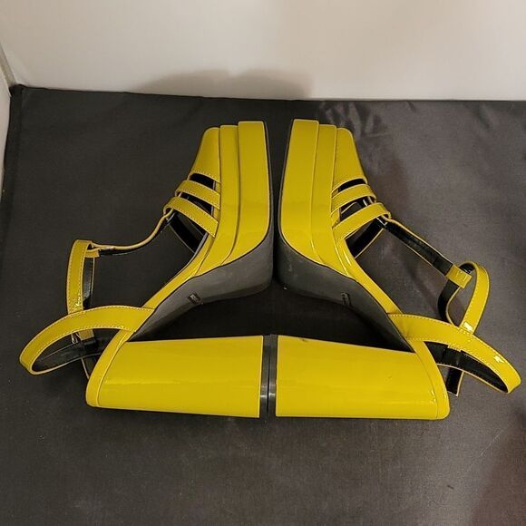 BRAND NEW SOUL PRINCESS PLAIN PLATFORM ANKLE CURVE WIDE HIGH HEEL SAND…S2 - Picture 12 of 15